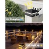 VOLISUN 4x4 Solar Fence - Post Cap Lights 8pack Outdoor