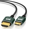 Thsucords 細柔らかい & 薄型 ミニ HDMI to HDMI ケーブル 1M.