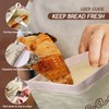Beeswax Bread Bags for Sourdough, 2 Pack Reusable Bread Bag
