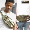 Rough Enough - Riñonera cruzada para hombre, Camo, 14 x