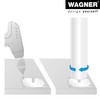 WAGNER 12186001 Telescopic Furniture Leg / Table Leg / Adjustable