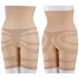 High Waist Pelvis Spats Beige M-L