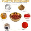Dipping Bowls, Stainless Steel Dipping Sauce Dishes, Small Round Seasoning