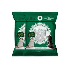 Seedshub Pet Hair Remover for Laundry, Pet Hair Dissolver for Washing Machine, 96.7% Dissolution Rate, Dog Hair Remover, Cat Hair Remover, 2 Sachets, Use Self/Tub Clean Mode