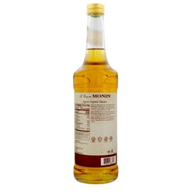 Monin - Organic Agave Syrup, Sweet and Full Flavor, Great for Any Beverage, Gluten-Free, Non-GMO (750 ml)