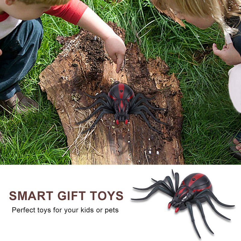 Infrared Spiders Remote Control Mock Fake Animal Trick RC Toy