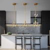 LIANGMH Pendant Ceiling Light Fixture for Kitchen Island, Modern Integrated