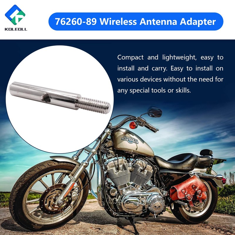76260-89 Radio Antenna Adaptor Radio Aerial Compatible with Harley
