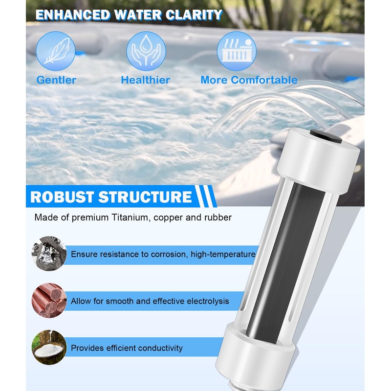 Bonbo 76078 Scepter Salt Cell Replacement Compatible with Hot Spring