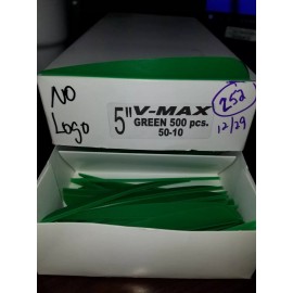 VaneTec V-Max 5" Vanes 150 Pack Arrow Fletchings 9 Color Choices yellow, orange, purple, - Green