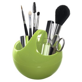 Spirella 10.16913 Bowl-Shiny Makeup Container, Kiwi