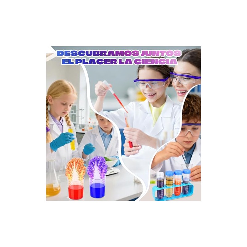 72pcs Kit Ciencia Niños Experimentos Laboratorio Ciencias Juguetes Educativos Regalos