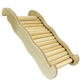 Exotic Nutrition Wave Ladder - Fun & Unique Cage Accessory for Hamsters, Gerbils, Mice, Rats, Degus and Other Small Animals (Small)