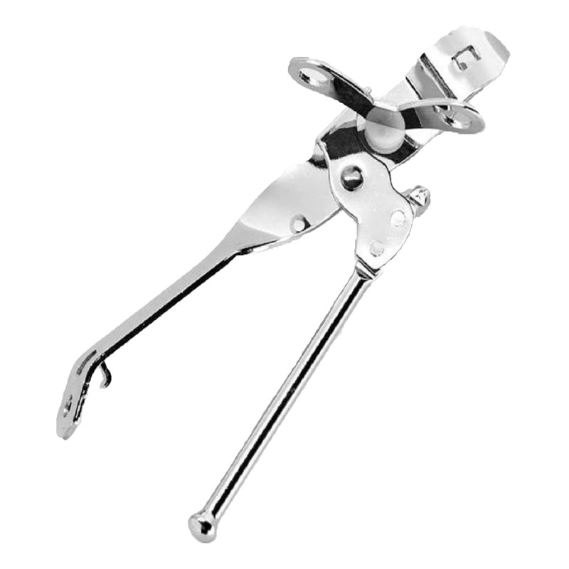 Wideskall 3-in-1 Class Can Opener with Bottle Opener Tapper Silver