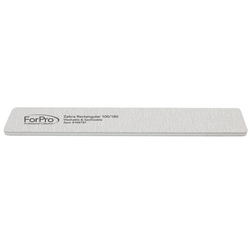 ForPro Professional Collection Rectangular Foam Boards, Zebra, 100/180 Grit, Double-Sided