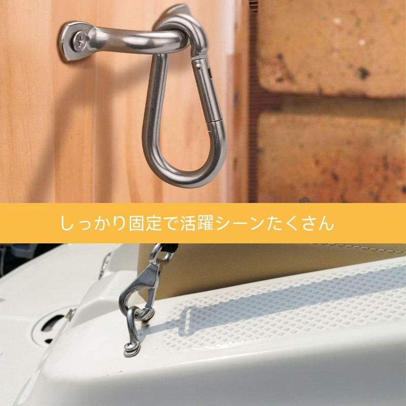 YUACT Eye Strap Fixing Plate Eye Plate Hook Deck Loop