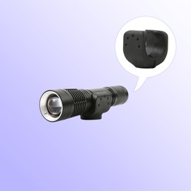 Vagocom 10Pcs Universal Flashlight Holder with Screws,Torch Mounting Brackets for Mounting Flashlight in Truck,Universal Clips for LED Flash Light or Similar Items(5 Big, 5 Small)