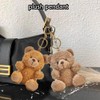 vaxvvik Plush Bear Keychains, 8 Inch, Set of 4, Soft
