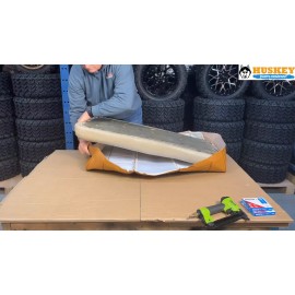 Huskey 2PCS Golf Cart Seat Cover Black White Pleated For EZGO Valor/Freedom TXT 2014+