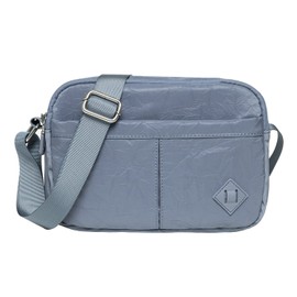 KAUKKO Women's Shoulder Bag, Lightweight Shoulder Bag, Waterproof Shoulder Bag, Messenger Multi Bag, Purse, Medium, Deep Grey [1583], Minimal