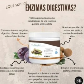 3 Pack Enzimas Digestivas, Shelo Nabel / Mejora La Digestión