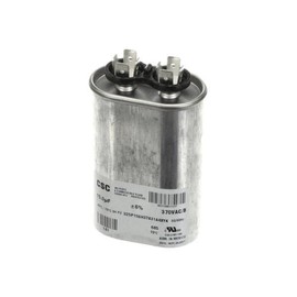 York Single Run Capacitor, 15Mfd,370V,Oval