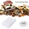 100Pcs 30mm Clear Coin Capsules Case Coins Holders Specie Organizer