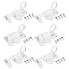 M METERXITY 6-Pack Self-Closing Latch Aluminum Alloy Automatic Window Sliding