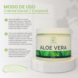 Crema Facial & Corporal De Aloe Vera Regeneradora 400 Gr Productos Mart Mexico