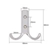 EAI Designer Twin Robe Hook - Chrome Plated - Pack