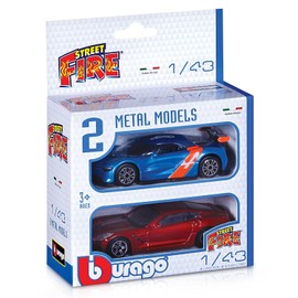 BBurago 18-30002 - Street Fire 1:43 Geschenkset 2er (sortiert)
