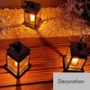 LED Outdoor Solar Lantern Garden Hanging Solar Lamp with Decorative