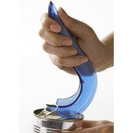 Brix Cankey Ring Dosenöffner blau transparent