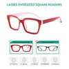 Eyekepper Ladies Reading Glasses - Oversized Square Design Readers for