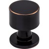 Top Knobs TK820PN Serene Collection 1" Lily Knob, Polished Nickel