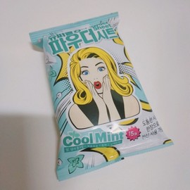Miss Sasa Super Cooling Powder Sheet Cool Mint 1 pack, 2 pieces / 미스사사 슈퍼쿨링 파우더시트 쿨민트 1팩, 2개