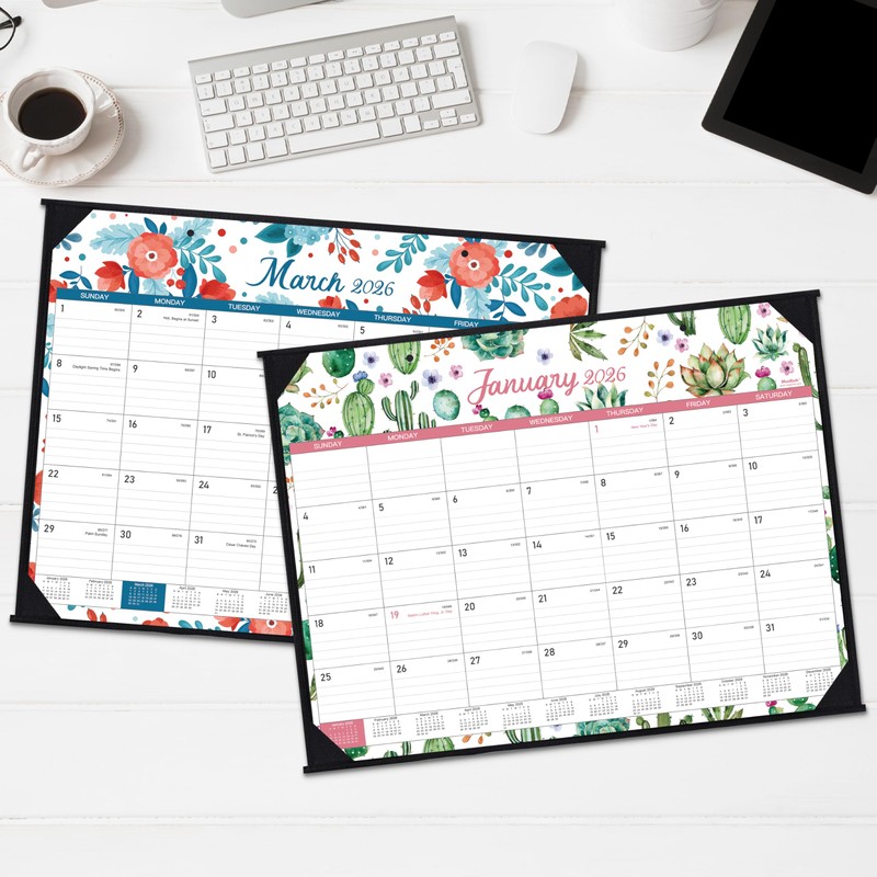 2026 Desk Calendar - Large Desk Calendar 22" x 17"