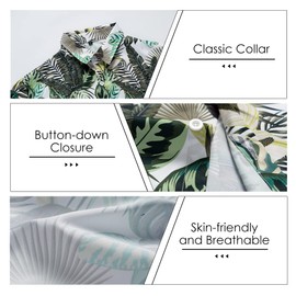 AOTORR Mens Hawaiian Tracksuit Short Sleeve Floral Set Summer Outfit Beach Jogging Sweatsuit Casual Suits for Men A10 M