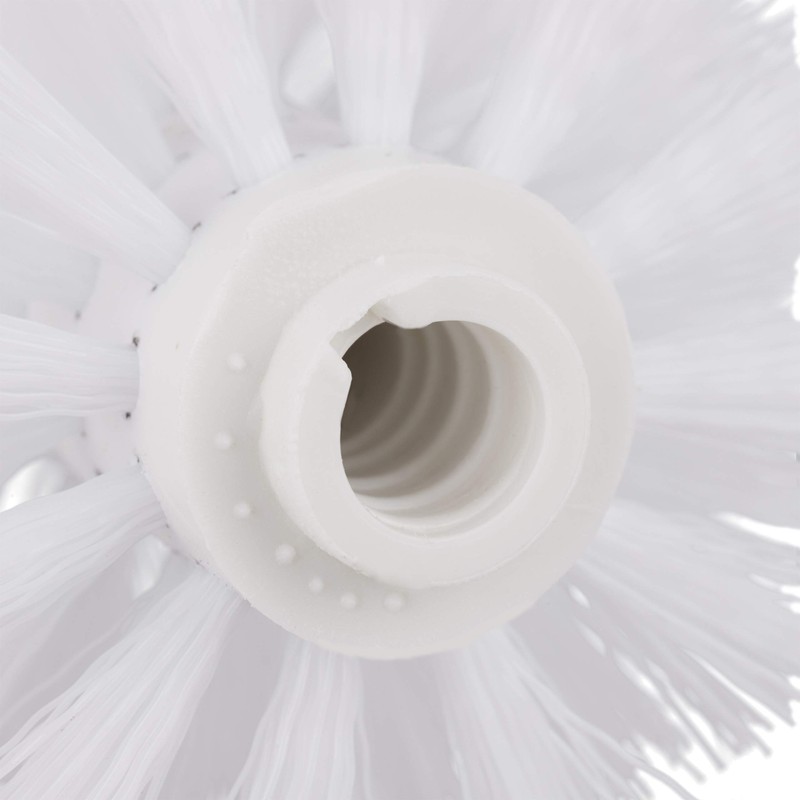 Relaxdays, White Replacement Brush Head for Toilet Brush, Set of