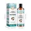 Enjuague bucal con aceite de coco y sabor a menta,