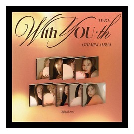 TWICE [WITH YOU-TH] 13º álbum (DIGIPACK - MINA Ver.+tarjeta de foto de regalo para tienda) K-POP sellado