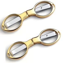 Folding Scissors, TSA Compliant & Portable, Compact, Safe Travel Scissors, Stainless Steel Retractable, 2 Pcs