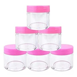 Belleza México 10 Frascos Vacios Para Acrilicos 1/4 Oz Uñas Acrilicas Gel