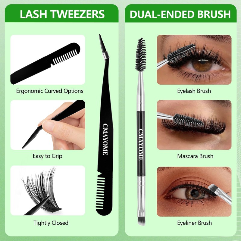 Lash Extension Kit, 30D 40D 50D 60D 80D 100D Lash