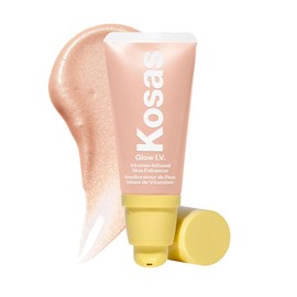 Kosas Glow I.V. Vitamin-Infused Skin Enhancer Face Makeup - Tinted Beauty Highlighter for a Healthy Glow -Spark