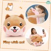 Uninique 13.7'' Shiba Inu Plush Pillows-Corgi Plushie Stuffed Animals Shiba