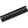 Loc-Line Anti-Static Vacuum Hose Component, Black Acetal Copolymer, 2-1/2" ID, 12" Length Segment (9 elements total) - 81301AS