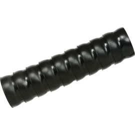Loc-Line Anti-Static Vacuum Hose Component, Black Acetal Copolymer, 2-1/2" ID, 12" Length Segment (9 elements total) - 81301AS