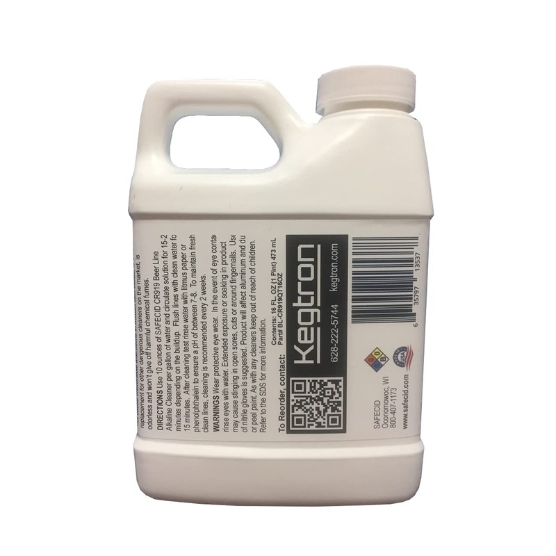 Safecid Alkaline Beer Line Cleaner 16 Fl Oz - Powerful