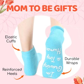 Zmart First Time Mom Gift - Pregnancy Socks for New Moms, Maternity Gift for Expecting Mothers, Pregnant Women